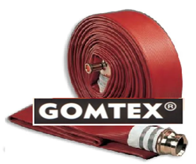 สายส่งน้ำดับเพลิงใยสังเคราะห์ไนไตรด์ 3 ชั้น   ยี่ห้อ Gomtex