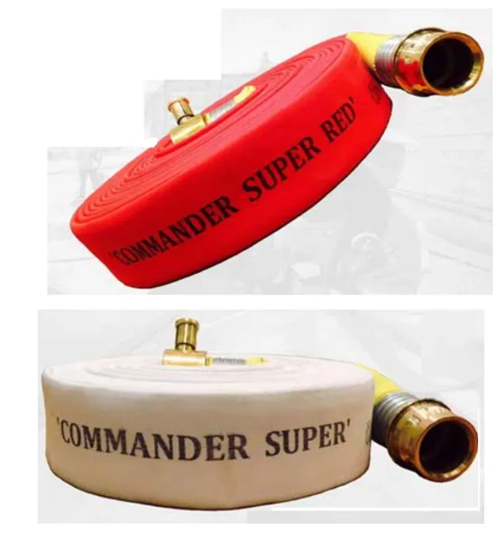 สายส่งน้ำดับเพลิง ยี่ห้อ COMMANDER SUPER FIRE HOSE